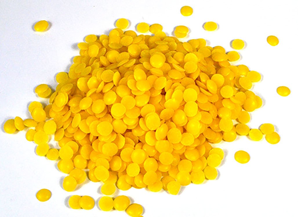 1 Lb Beeswax pellets yellow (image for) 1 Lb Beeswax pellets yellow