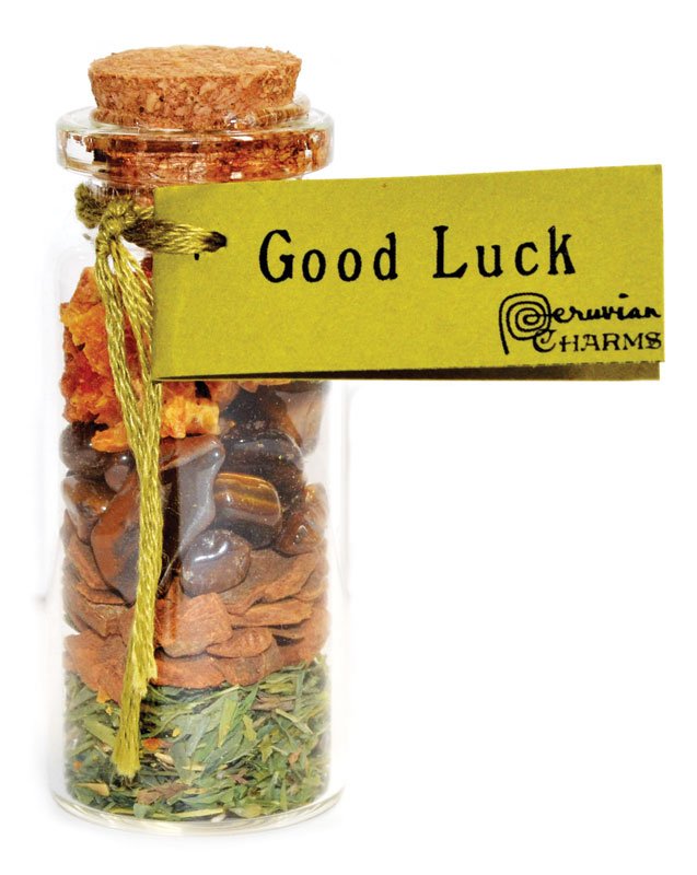 Good Luck pocket spellbottle (image for) Good Luck pocket spellbottle